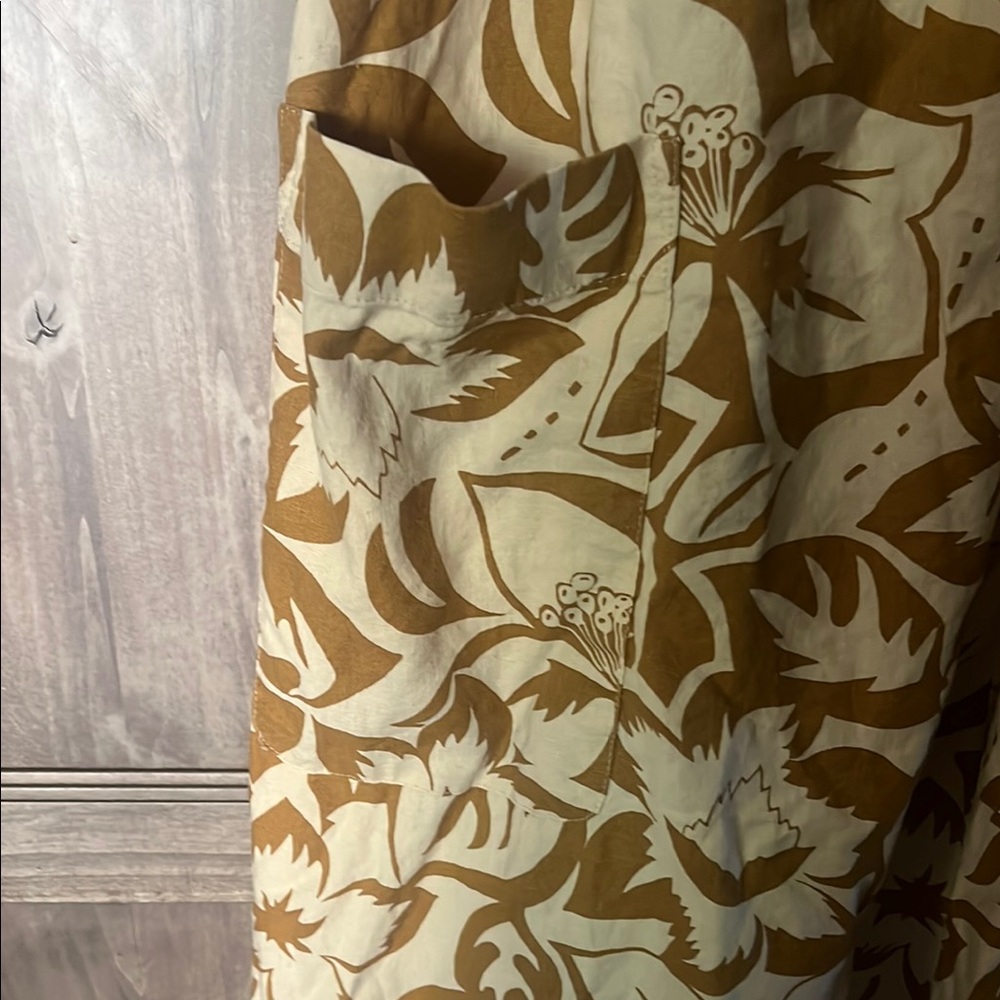 Madwell Linen Blend Midi Dress - Picture 9 of 10